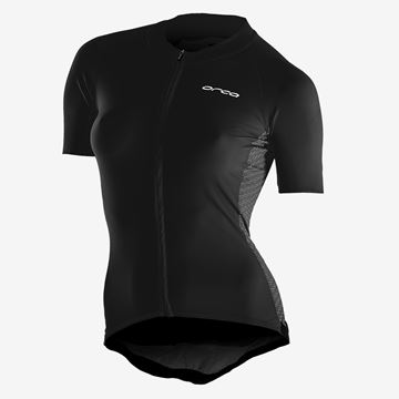 Picture of ORCA WOMENS CYCLING JERSEY BLACK